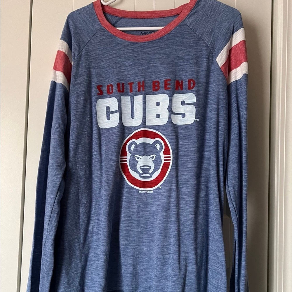 South Bend Cubs Blue Long Sleeve Shirt